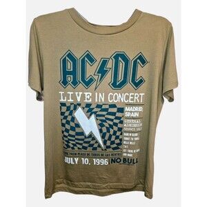 AC/DC Live in Concert Madrid 1996 T-Shirt - Size Large, Non Vintage